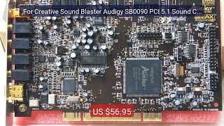 ,For Creative Sound Blaster Audigy SB0090 PCI 5.1 Sound Card,1... — Best Buy 2026 | Great Quality!