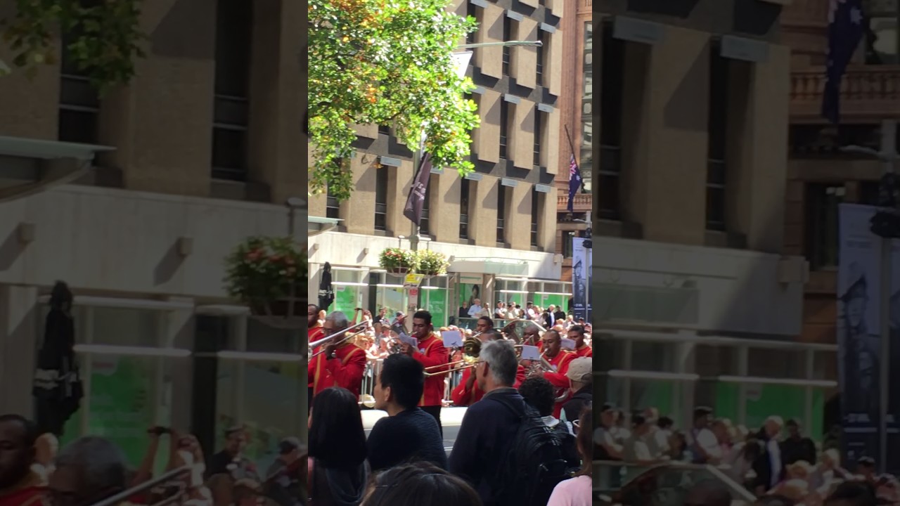 Sydney Tongan Sda Brass Band, Anzac March 2017 (Wairoa)