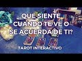 ✨Que Siente cuando me Ve o se Acuerda de Mi? Hará Algo al Respecto? 😗🔎 Tarot Interactivo✨