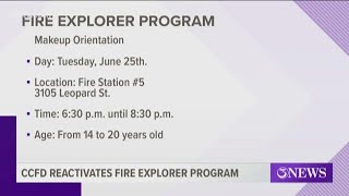 CCFD reinstates Fire Explorer Program