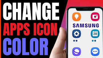 How To Change APPS ICON COLOR On Samsung (FULL GUIDE 2024)