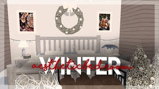 Bloxburg Aesthetic Winter Bedroom YouTube