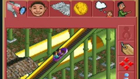 RollerCoaster Tycoon - dinghy slide