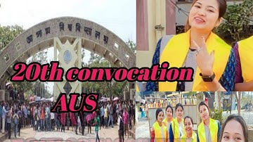 Assam university silchar 20th Convocation @ashagurumayumvlog1856