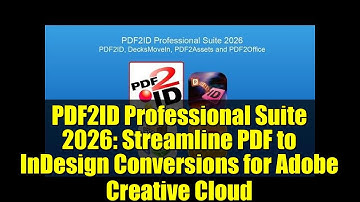 PDF2ID Professional Suite 2026: Streamline PDF to InDesign Conversions for Adobe Creative Cloud
