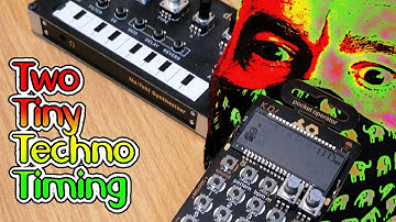 Syncing Pocket Operator Behringer TD 3 to Korg NTS 1 as clock source