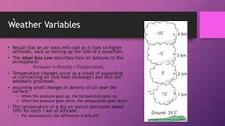 PHY 2253 - Sec. 25.2 - Weather Variables PHY 2253 - Sec. 25.2 - Weather Variables