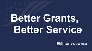 Better Grants, Better Service (subtítulos en español)