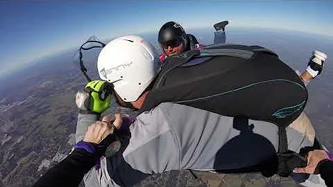 Student Loses Goggles on First Jump - Category A - AFF Happens