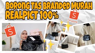 SHOPEE HAUL UNBOXING TAS KOREA & TAS BRANDED HARGA MULAI 60 RIBUAN ❤