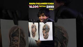 Sleeve Tattoo 5999 Thaaa h2otattoostudio tattoo viral trending settairajesh offer