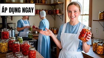 25 Mẹo Bảo Quản Thực Phẩm Của Người Amish Giúp Vượt Qua Nắng Nóng Mùa Hè Mà Không Cần Tủ Lạnh
