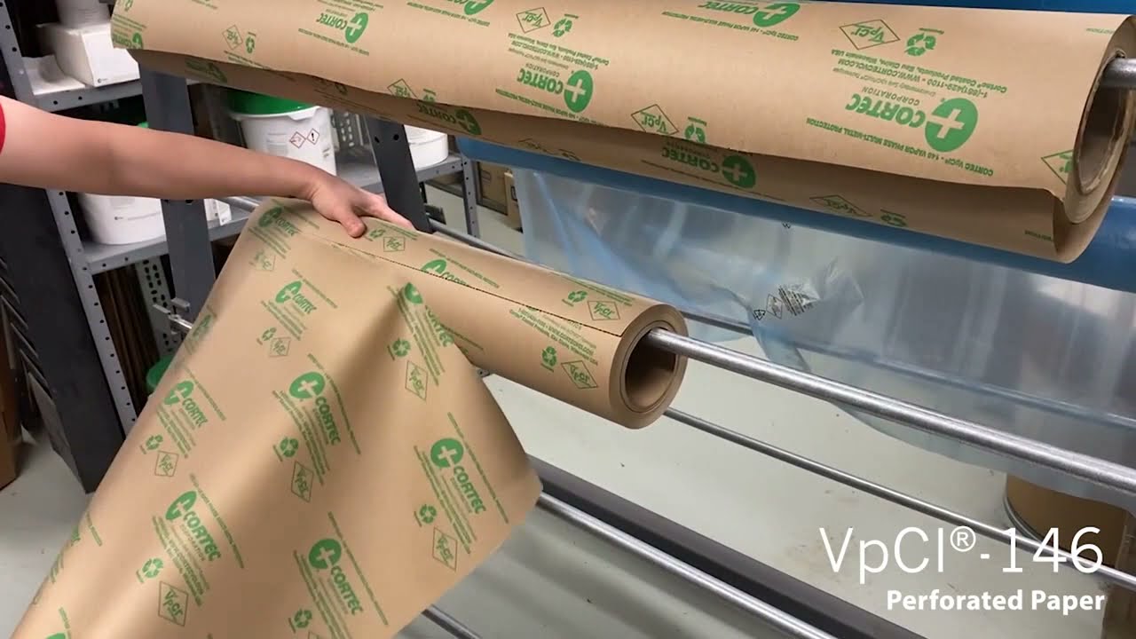 CORTEC Awesome Product by Cortec! Cut and go!!! VpCI 146 Perforated Paper