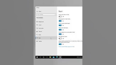 #Shorts | How to Hide Most used Apps in Windows 10 | Customize Windows 10 Start Menu |BVSP Creations
