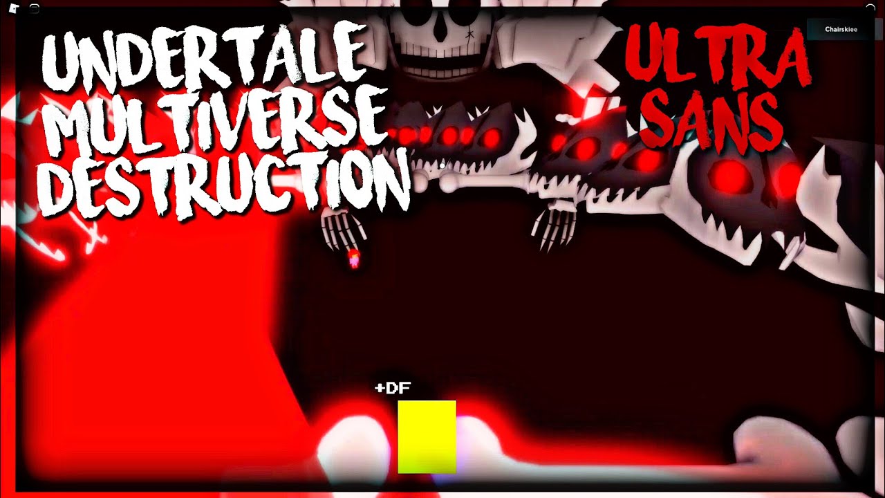 Roblox Undertale Multiverse Destruction Ultra Sans Youtube - roblox ultra sans battle youtube