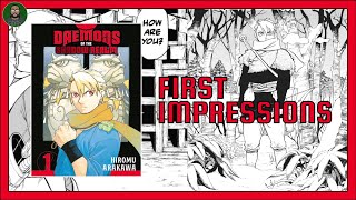 MANGA FIRST IMPRESSIONS | DAEMONS OF THE SHADOW REALM