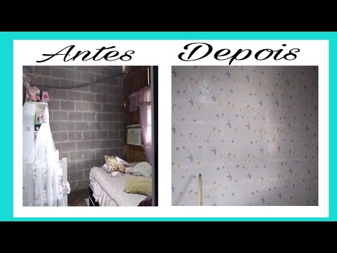 Vídeo: O papel de parede gruda no tijolo?