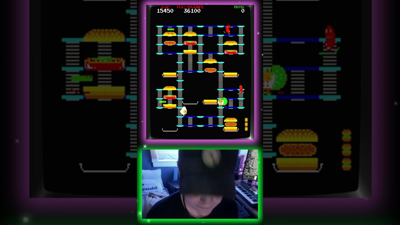 No Peppers (Sigh) - Burger Time 1982🕹