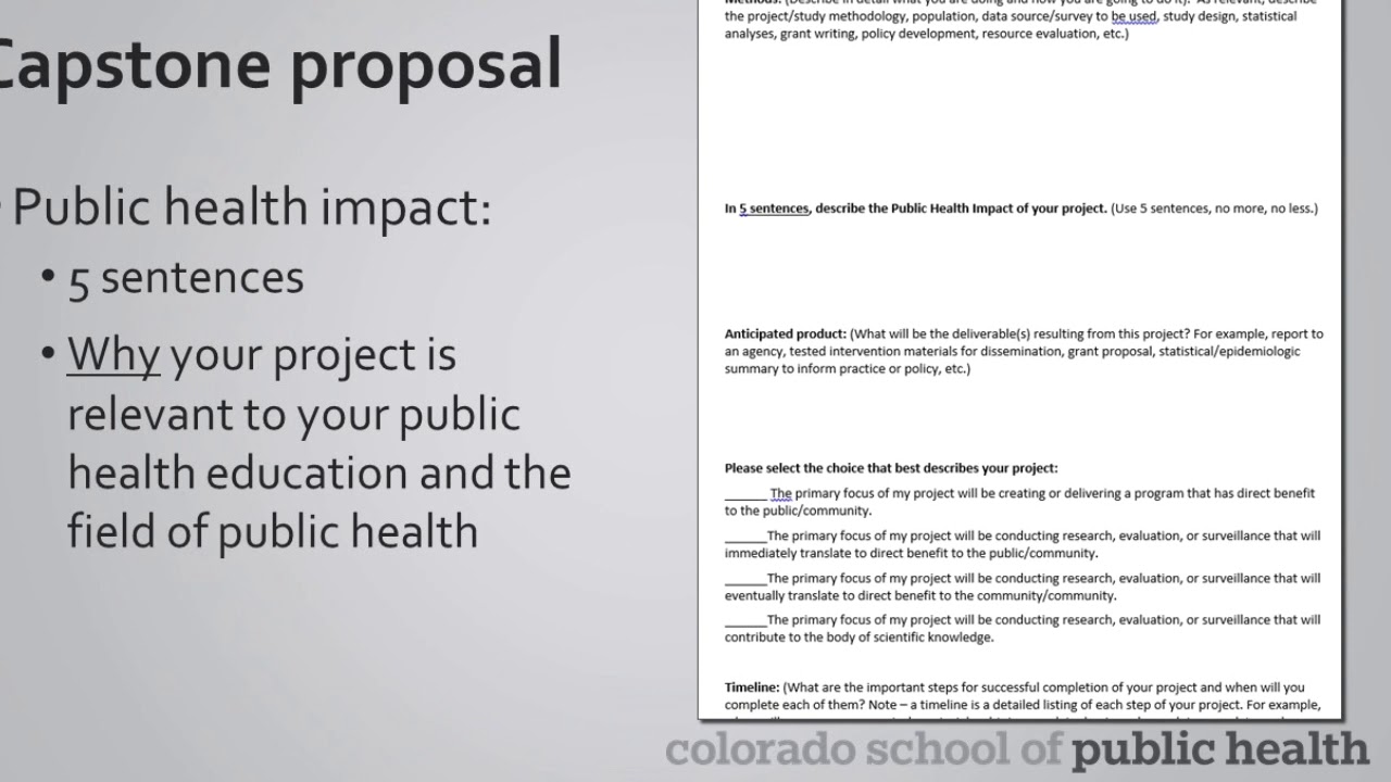 example of capstone project proposal