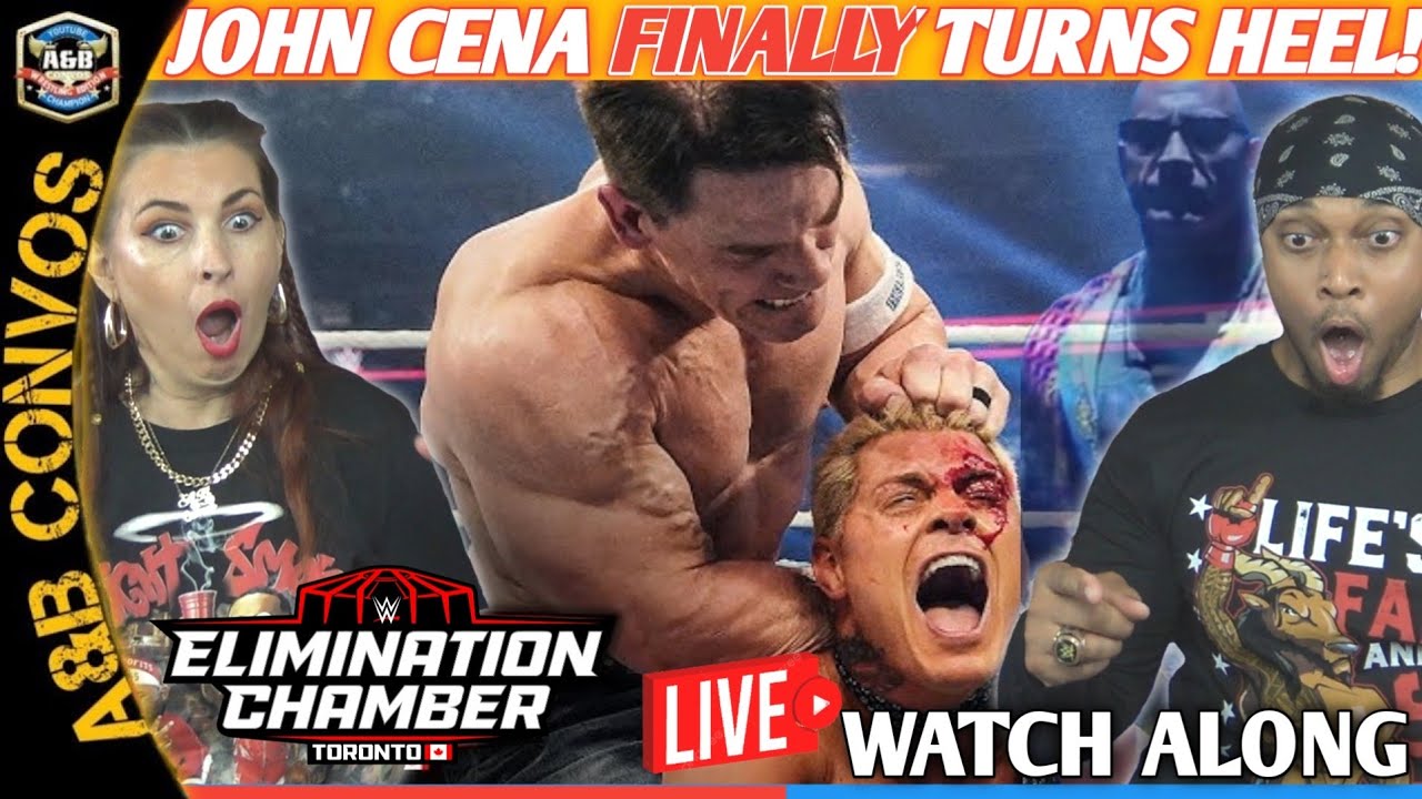 WWE Elimination Chamber 2025 | John Cena TURNS HEEL! - LIVE Watch Along Stream & Review - 3/1/25