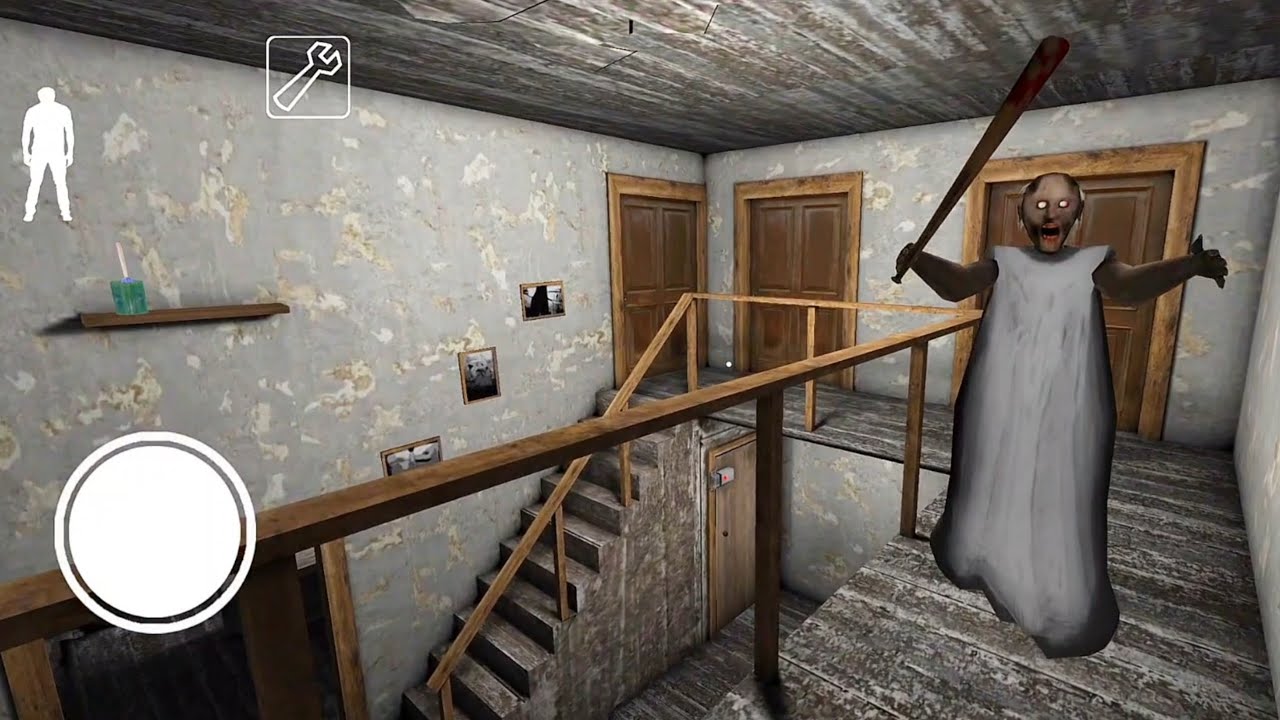 Granny game horror house escape gameplay granny hug me - YouTube
