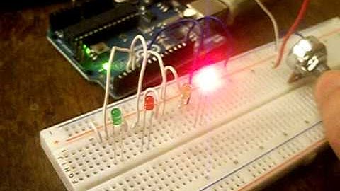 arduino led e potenziometro