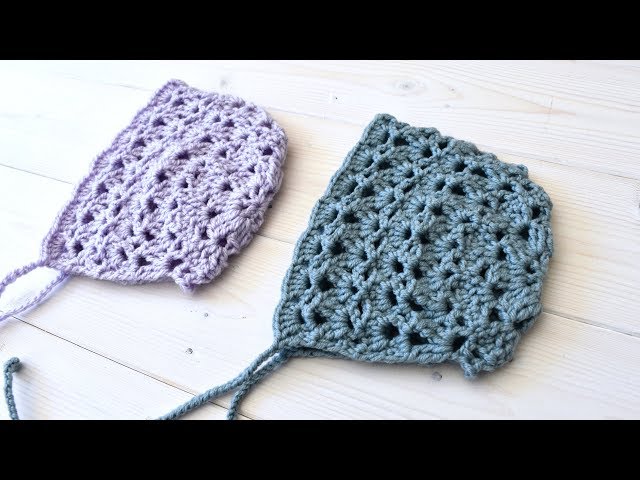 How to crochet a beautiful lace baby bonnet - the Eloise bonnet