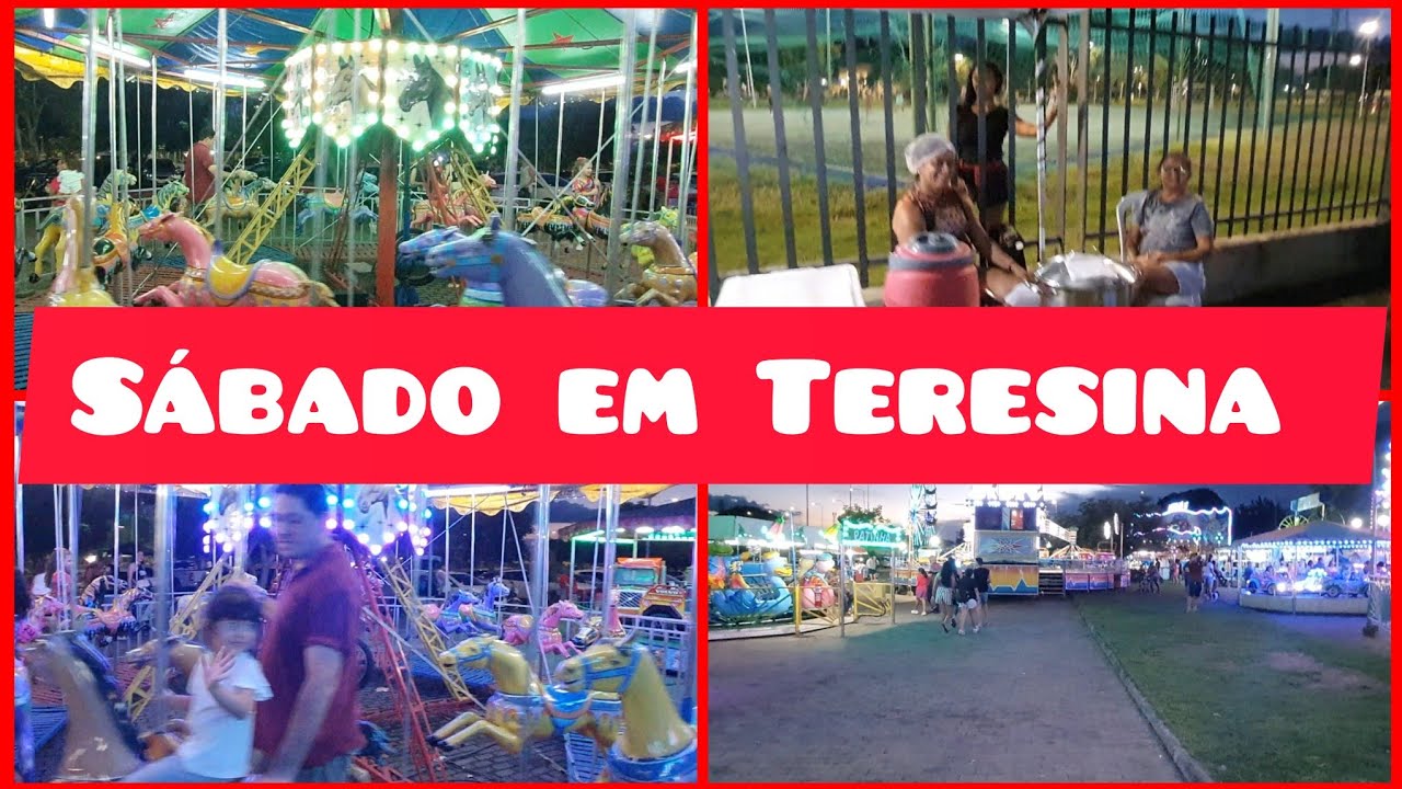 Início de noite em Teresina. Parque e Brechò no Parque da Cidadania ...