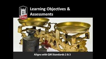 QOC: Learning Objectives & Assessments