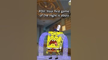 POV: Your First Game is Abyss 💀😭