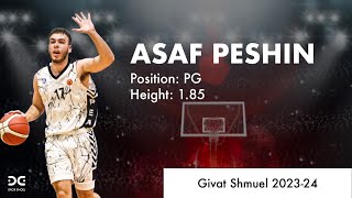 Asaf Peshin - Givat Shmuel 2023-24 Highlights