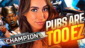 Pubs are TOO easy! | Apex Legends Season 15 | ClaraAtWork