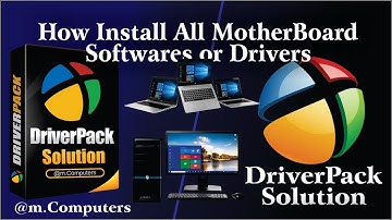 DriverPack Solution Offline Solution (All MotherBoard ) Laptops and Desktop
