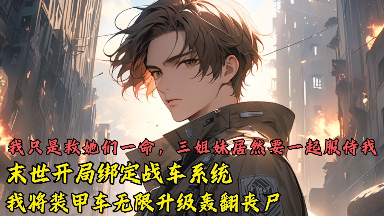 《末世开局绑定战车系统，我将装甲车无限升级轰翻丧尸》你重生回到末日爆发前并绑定战车系统。末日降临你将战车升级全能，并建立基地。只需要按下按钮，瞬间便把丧尸送上天。EP1#爽文 #小说