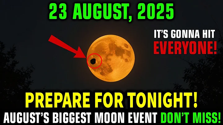 This MUST Reach You BEFORE Tomorrow! New MOON Events on August 22, 2025! Don't Miss It!