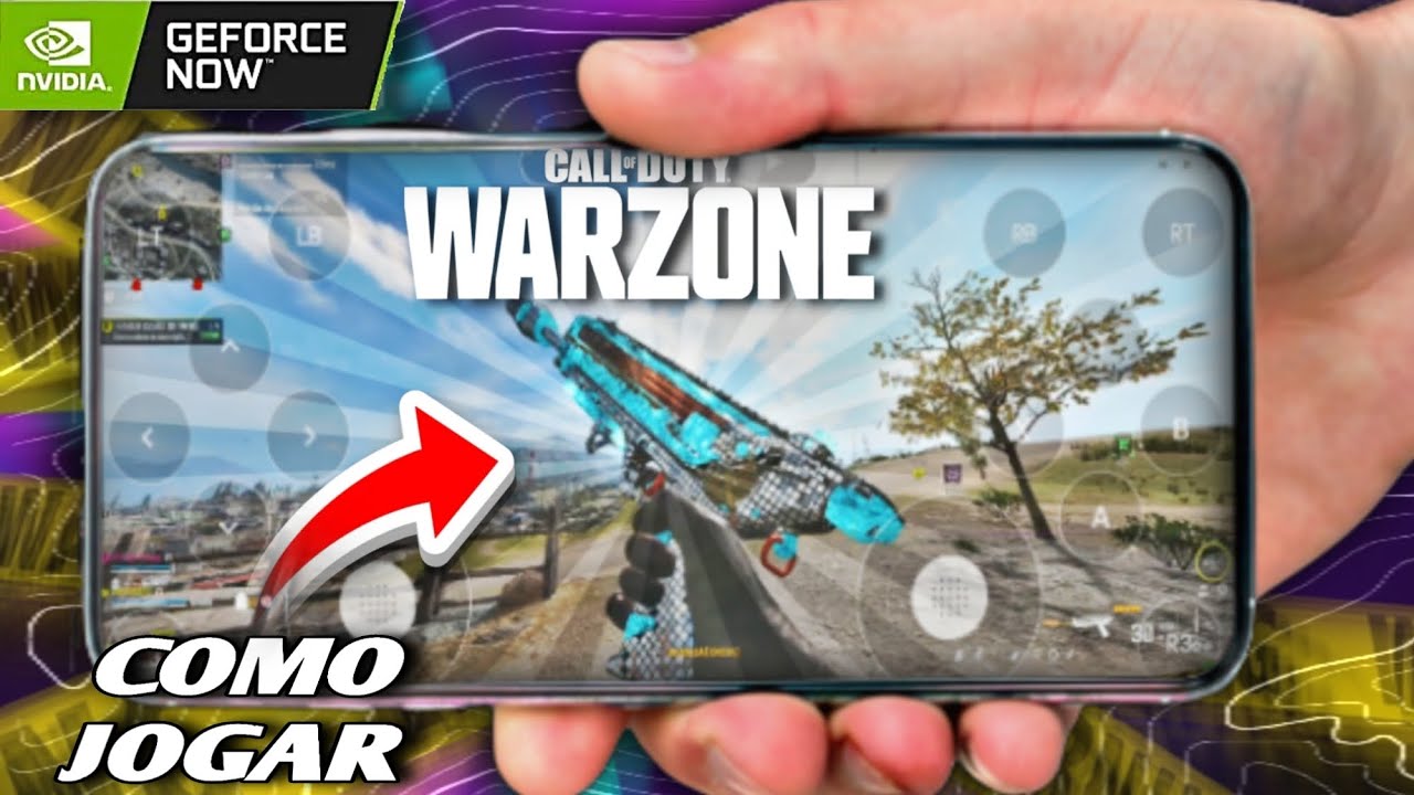 COMO JOGAR CALL OF DUTY WARZONE DE PC NO CELULAR DE GRAÇA!!!!!!