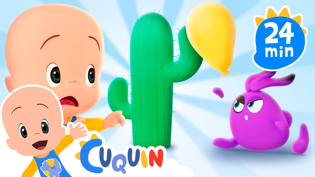 Cuquin's Emotional Rabbits | Flying colorful airplanes | Educational videos