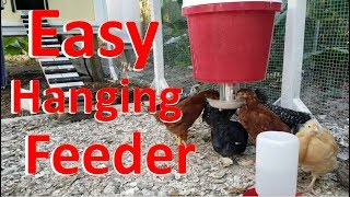 chicken feeder coop hanging