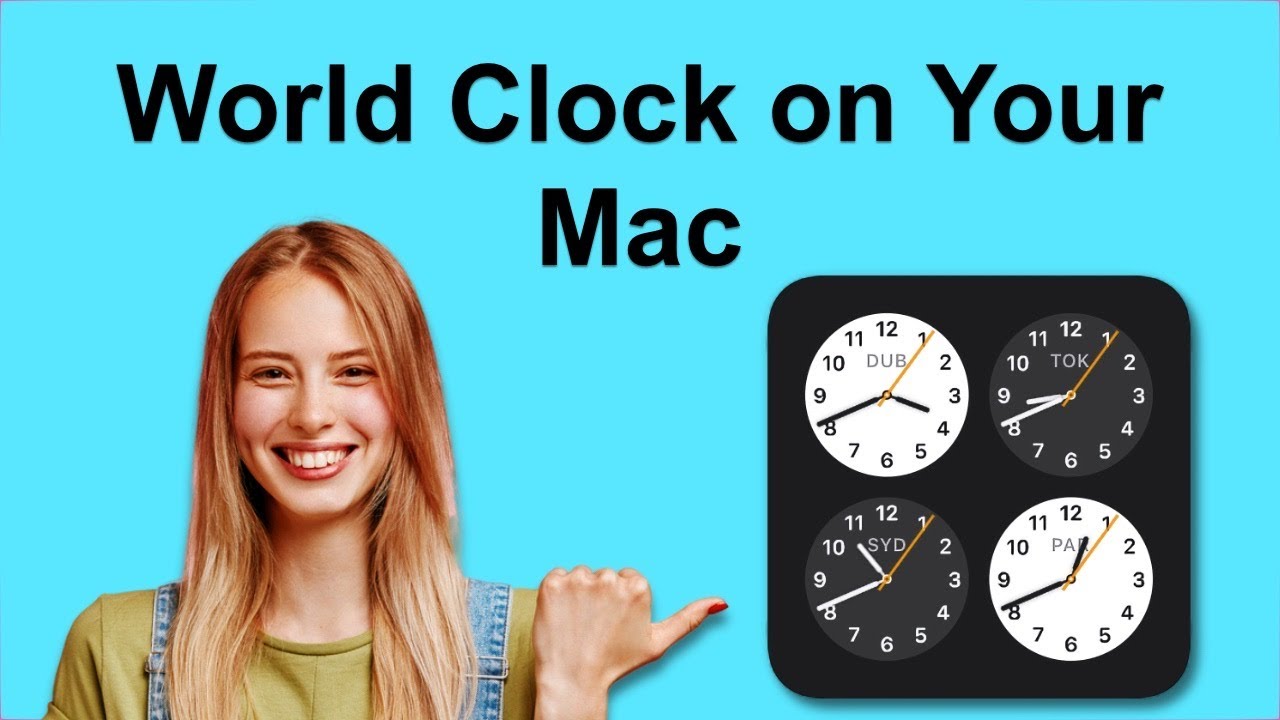 How to Add Multiple Clocks in Your Mac Menu Bar macOS Monterey or Big