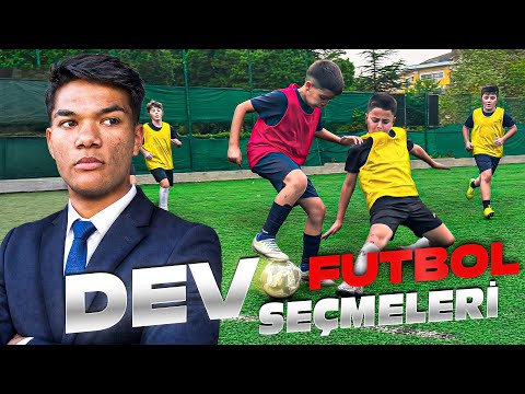 I HOSTED A MASSIVE SOCCER TRYOUT FOR KIDS!