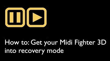 How To: Get Your Midi Fighter 3D Into Recovery Mode
