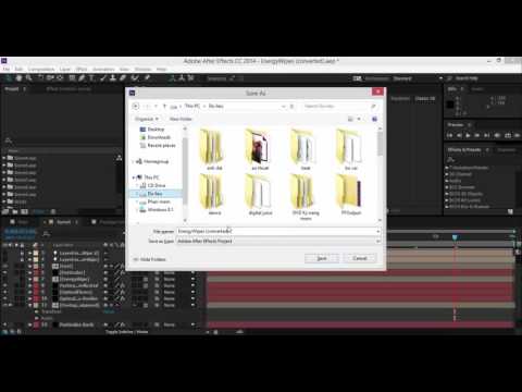 Hướng dẫn After effect: Cách chỉnh sửa 1 file Project của Ae bằng Premier