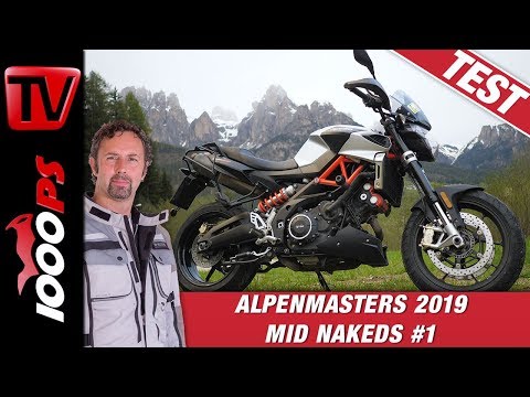 Aprilia Shiver 900 im Alpenmasters Test - Vergleich - Naked Bike Mittelklasse 1/4 Aprilia Shiver 900 im Alpenmasters Test - Vergleich - Naked Bike Mittelklasse 1/4