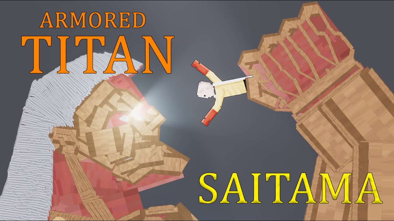 Armored TITAN 2022 vs SAITAMA [Attack on Titan - AOT] | People Playground