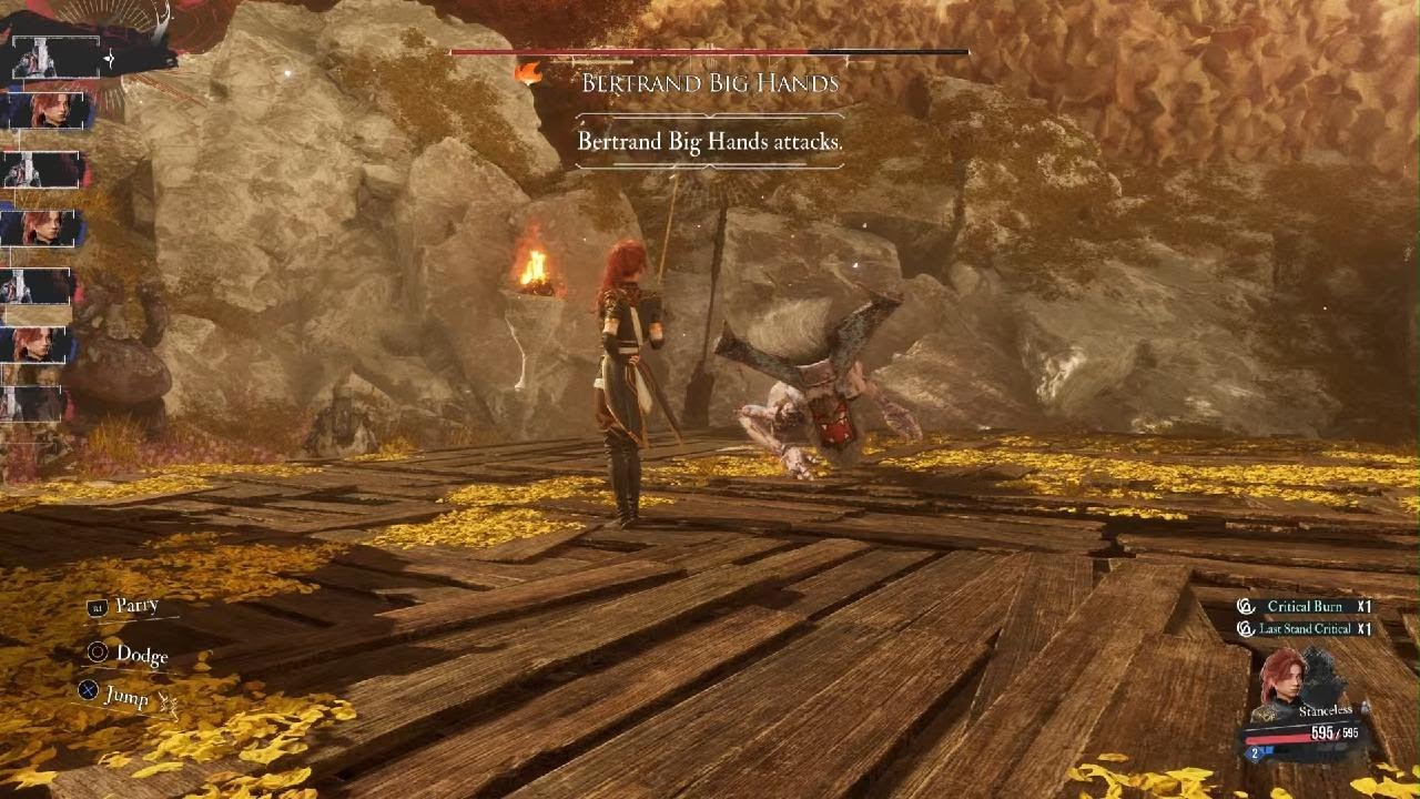 Clair Obscur: Expedition 33 - Maelle LV11 vs Bertrand Big Hands - No Damage (Expert Mode)