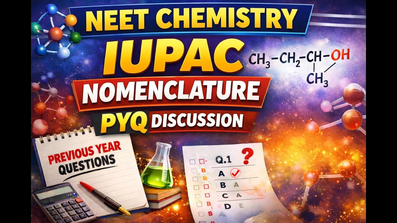 Don’t Skip This! IUPAC Nomenclature PYQ Discussion | NEET 2026 - YouTube