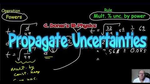 IB Physics: Propagating Uncertainties