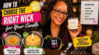 How to Choose the RIGHT Wick for Your Candle 🕯️