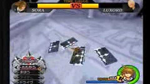 KH2FM - Luxord Data No Damage/Limit/Kingdom Key/etc (LV1 CM)
