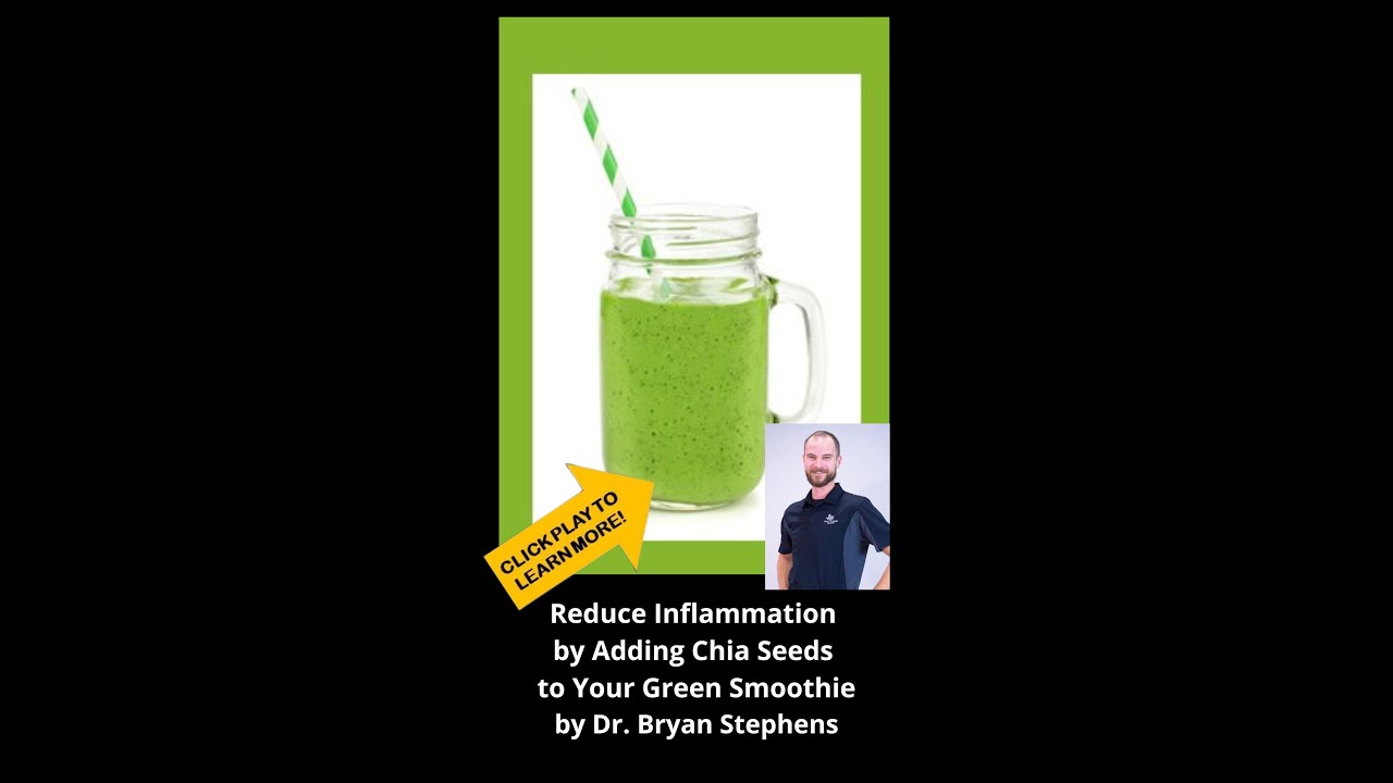 Dr. Bryan's Green Smoothie to Reduce Pain Caused by Inflammation
